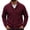Wine, variant on Lovzfmll Cardigan for Men, Shawl Collar Cable Knit Button Front, Casual Long Sleeve Sweater for Men, M
