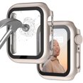 thumbnail image 1 of Apple Watch Case for Apple Watch 38MM Series 3/2/1/ with Built-in Tempered Glass Screen Protector, All-Around Ultra-Thin Bumper Full Cover Hard PC Protective Case for iWatch, 1 of 5