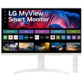 thumbnail image 1 of LG 27SR75U-W MyView 27 inch 4K UHD (3840x2160) IPS HDR10 USB Type-C 65W PD Smart Monitor webOS 23 AirPlay Screen Share Bluetooth ThinQ App Built-in Speaker HDMI White, 1 of 5