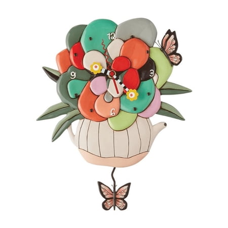 Allen Designs Tea Posy Wall Clock