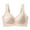 White, variant on Seamless Jelly Soft Support T Shirt Bra For Full Coverage Sagging Comfort Wireless Unlined Pullover Bralette, L, Khaki