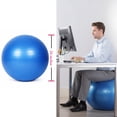 thumbnail image 5 of Premium Fitness Ball with Strap – Stability, Core Strength & Balance Trainer for Home Gym & Physical Therapy, Anti-Burst & Non-Slip Exercise Ball,75cm, 5 of 5