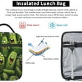 thumbnail image 4 of Lunch Box for Adults Funny Pickle Lunch Bag Cooler Tote Reusable Insulated Lunch Bag Container Gifts for Office Picnic Travel Work, 4 of 6