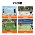 thumbnail image 2 of VEVOR Badminton Net, Height Adjustable Badminton Net, 10ft Wide Foldable Badminton Net, Portable Easy Setup Badminto Net Set with Poles, Stand and Carry Bag, for Kids Backyard Game Indoor Outdoor Use, 2 of 9