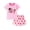 B-Pink Ladybug, variant on Emy Dola 2-7T Kid Girls Short Sleeve Graphic Print T-Shirt and Short Sets Tollder Casual 2-Pieces Summer Outifs