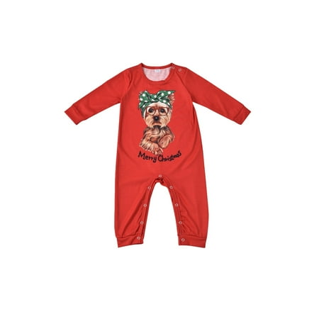 

Sanfanil Christmas Plaid Printed Loungewear Christmas Family Matching Pajamas Long Sleeve Home Sleepwear
