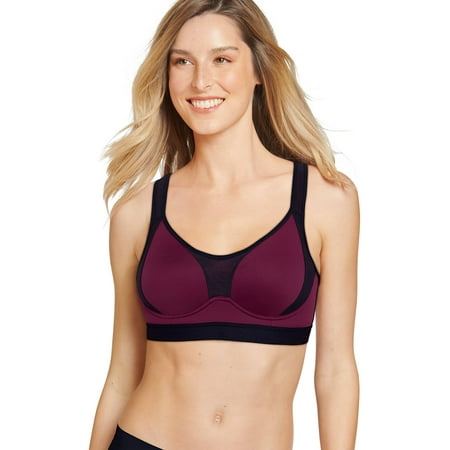 

Jockey Women Forever Fit Mid Impact Molded Cup Active Bra