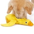 thumbnail image 4 of Pet Leaking Toy Duck,Duck Plush Dog Toy Training Yellow Duck Squeaky Leaking Food Toy Solid Performance, 4 of 10
