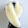 thumbnail image 2 of Lolmot Faux Fur Shawl for Women Winter Warm Soft Fluffy Fur Collar Scarf Shawl Shrug for Evening Party Wedding Prom, 2 of 4