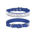 thumbnail image 1 of 1pc Multi-color Shiny Rhinestone Small Dog Or Cat Collar & Leash Set, Kitten Accessory, 1 of 2