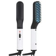 thumbnail image 1 of Wireless Men Quick Beard Straightener Hair Style Comb Lcd Multifunctional Cordless Usb Charging Straightening Brush, 1 of 5
