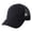 Z1-Black, variant on Toddler Boy Hat Kids Washed Low Profile UPF 50+ Plain Baseball Cap Hat (Black,One Size)
