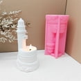 thumbnail image 6 of Lighthouse Silicone Cup Molds for Epoxy Resin, Tealight Holder, Stand, Decoration, Plaster Silicone Molds, 6 of 8