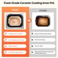 thumbnail image 6 of VEVOR Bread Maker, 19-in-1 2LB Dough Machine, Nonstick Ceramic Pan Automatic Breadmaker with Gluten Free Setting, Whole Wheat Bread Making, Digital, Programmable, 3 Loaf Sizes, 3 Crust Colors, 6 of 9