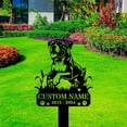 thumbnail image 2 of Handmadetneonsign Dogo Argentino Dog Memorial Metal With Stake, Dogo Argentino Metal Name Sign Stake, Dog Metal Stake Decor 45282, 2 of 5