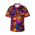 thumbnail image 1 of Fotbe Skull Camisa Hawaiana para Hombre Unisex – Camisa Casual de Verano con Botones de Manga Corta de Algodón y Lino,X-Large, 1 of 7