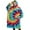 Colorful Tie Dye, variant on Oversized Wearable Blanket Hoodie,Colorful Rainbow Tie Dye Spiral Pattern Sherpa Blanket Hoodie with Super Pockets,Super Warm Fuzzy Pullover for Women & Men