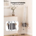 thumbnail image 6 of VEVOR Toddler Swing and Jumper, 2 in 1 Swing Set and Bouncer, Soft Cushion with Foldable A-Frame Metal Stand, Heavy-Duty Thick Ropes, Easy to Install and Store, for Indoor or Outdoor Play, Black, 6 of 9