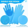 thumbnail image 3 of Guantes de aseo para mascotas Pecute resistentes al calor para perros y gatos, 3 of 9