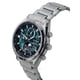 thumbnail image 3 of Citizen Radio Controlled Moon Phase Super Titanium Green Dial Eco-Drive BY1010-81X 100M Men's Watch, 3 of 4