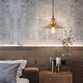 thumbnail image 3 of Hanging Pendant Light Plug In Modern Minimalist Dining Room Kitchen Island Metal Gold Mid Century Pendant Light Fixture Hanging Pendant Light, 3 of 4