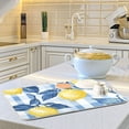 thumbnail image 6 of Yayeee Dish Drying Mat for Kitchen Counter 18"x24" Microfiber Absorbent Pad, Light Blue Lemon, 6 of 7