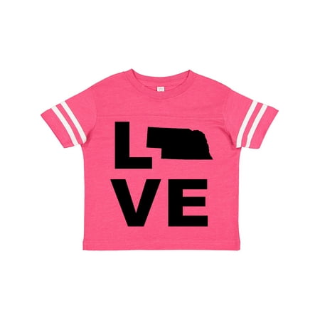 

Inktastic Love Nebraska Gift Toddler Boy or Toddler Girl T-Shirt