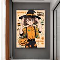thumbnail image 3 of Hilo Algodón Ecológico Bordado Punto Cruz Niña Halloween Con 11CT 50x66cm, 3 of 9