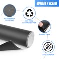 Unique Bargains Matte Black Bubble Free Self Adhesive Car Vinyl Film Wrap Sticker Decal 152cm x