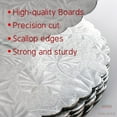 thumbnail image 5 of 12" Silver Scalloped Edge Cake Boards, 6 ct, 5 of 8