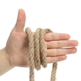 thumbnail image 4 of Unique Bargains 1/2 Inch 98.4 Feet Jute Rope Natural Manila Rope 4 Strand Twisted Thick Heavy Twine Rope, 4 of 5