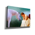 thumbnail image 2 of Epic Graffiti 'Sad Girl And Horse' by Ata Alishahi, Giclee Canvas Wall Art, 16"x12", 2 of 8