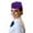 Purple, variant on Fashion Beret for Ceremonial Occasions and Service Industry Red One Size