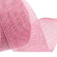 thumbnail image 3 of Uxcell Burlap Ribbon, Polyester Ribbon for Gift Wrapping Home Wedding Decor Pink, 3 of 5