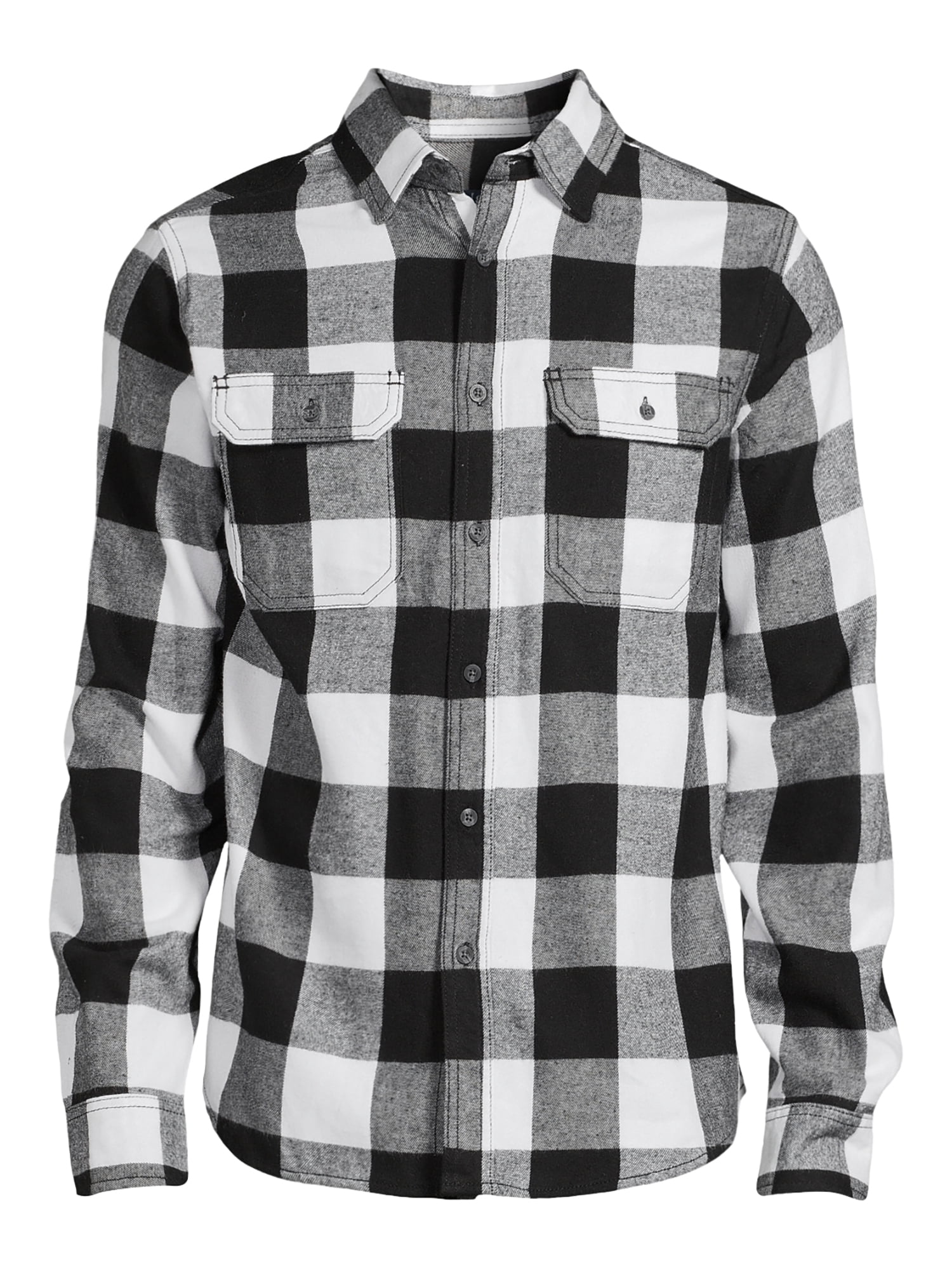 George Men's and Big Men's Super Soft Flannel Shirt, up to 5XLT