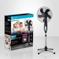 thumbnail image 1 of Xtricity 4-8003 Pedestal Fan 16'' Remonte Control 55W 3 Speed Grey, 1 of 2