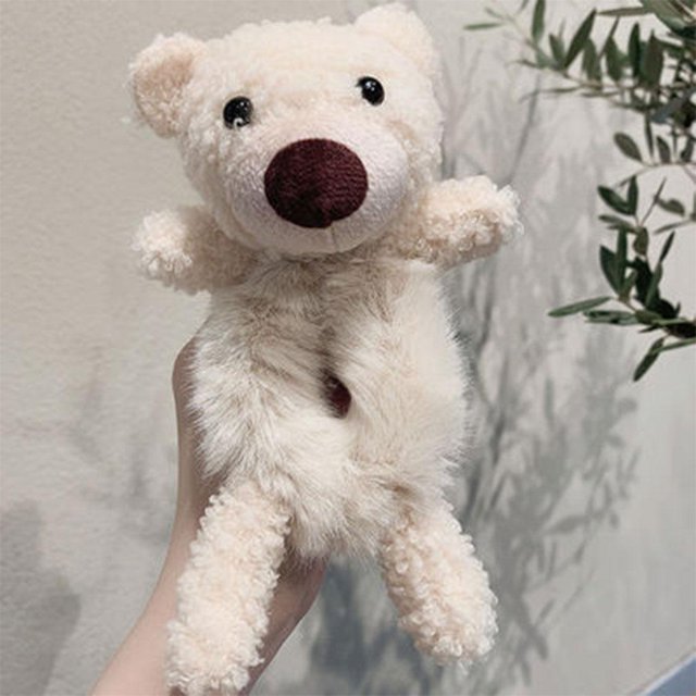 Lazos de pelo elásticos de oso Baoblaze para Mujeres y Niñas Color Beige
