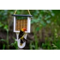 thumbnail image 5 of Birds Choice Modern Farmhouse Hanging Suet Bird Feeder with Tail Prop, Black/White, 5 of 5