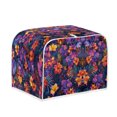 thumbnail image 1 of Rose Bread Maker Cover 12x10x8 Inches, Toaster Oven Dust Cover for Protect your Bread Machine or Kitchen Small Appliances, Hands or Machine Washable (Purple)/ Room Decor, 1 of 8