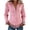Pink, variant on Women's Old School Blouses Western Cowgirl Suede Shirts Long Sleeve Button Down Slim Fit Fringe Sweatshirt Tops