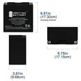 thumbnail image 2 of YB16CL-B 12V 19AH Battery pour Kawasaki Mule 2020 (2000 - 2011), 2 of 6