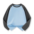 thumbnail image 2 of UFOUND Toddler Kids Baby Girls Boys Long Sleeve Shirts Raglan Shirt Baseball Tee Tops Trendy Dailywear, 2 of 3