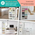 thumbnail image 3 of Wondersome Collapsible Shoe Rack Organizer 12-Compartment Clear Door Storage Container, 3 of 8