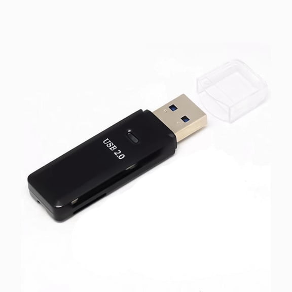 Necvior Highly Speed USB3.0 Memory Card Reader 5Gbps for Memory Cards Compactly Travel Friendly Memory Card Reader