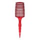 thumbnail image 1 of Cepillo de peluquería profesional, peine, masaje de cabeza, cepillo para el cabello, herramienta de peinado (rojo), 1 of 5