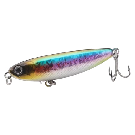 Fishing Tackle Hard Baits Topwater Pencil Fishing Lures 6g/12g Walk The Dog Artificial Baits with Treble Hook