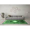 thumbnail image 3 of Ahgly Company Indoor Round Persian Emerald Green Traditional Area Rugs, 7' Round, 3 of 4