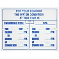 thumbnail image 2 of Pentair Rainbow R234500 12" x 9" Virginia Water Conditions Pool Sign, 2 of 3