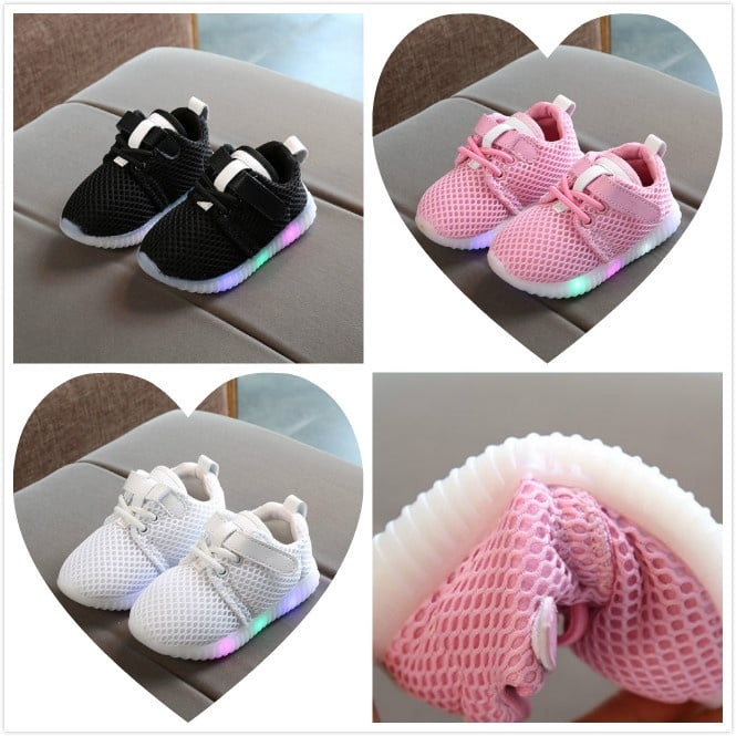 infant flashing trainers