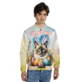 thumbnail image 4 of Happy Easter Ragdoll with Bunny Ear Headband and Flowers All Over Print 3D Baseball Jacket Cat Lover Kitten Owner Gifts Idea Bomber Jacket Softball - 13001, 4 of 6